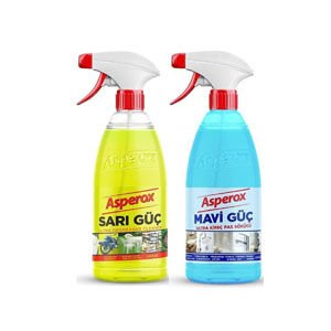 ASPEROX SARI & MAVİ GÜÇ 1 LT 2 Lİ ÜRÜN