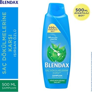 BLENDAX ŞAMPUAN 500 ML ISIRGAN DÖKÜLME