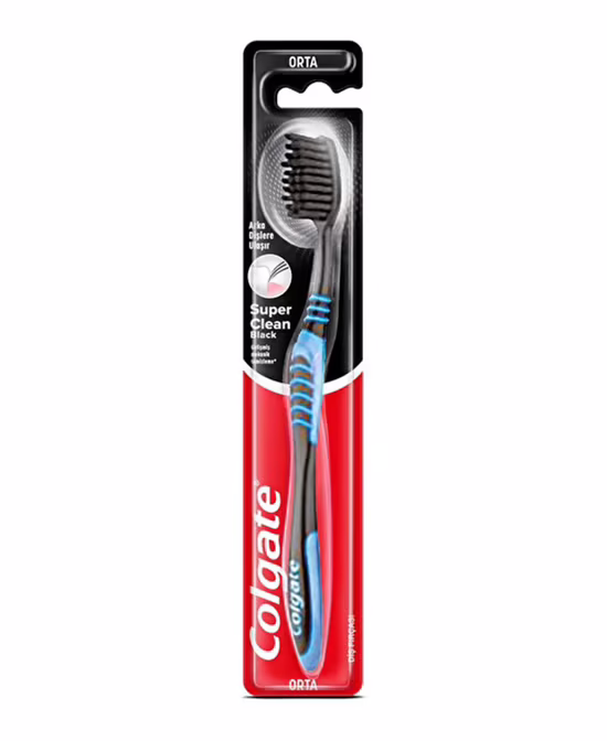 COLGATE DİŞ FIRÇASI SÜPER CLEAN BLACK TEKLİ