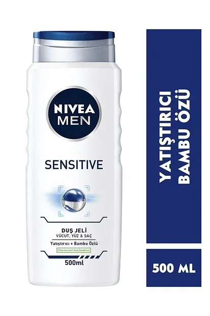 NİVEA MEN DUŞ JELİ 500 ML SENSİTİVE