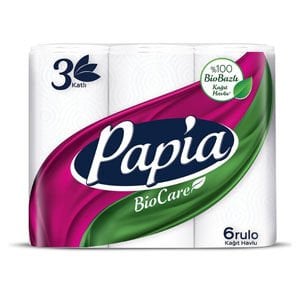PAPİA HAVLU 6 LI BİOCARE