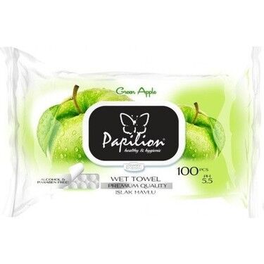 PAPİLİON ISLAK HAVLU 100 LÜ ELMALI