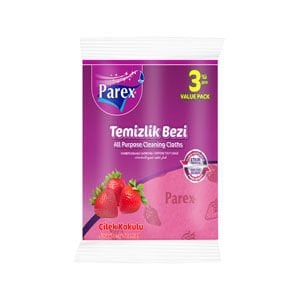 PAREX TEM. BEZİ 3LÜ ÇİLEK KOKULU