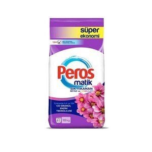 PEROS MATİK ÇAMAŞIR DETERJANI 10 KG RENKLİ BEYAZ