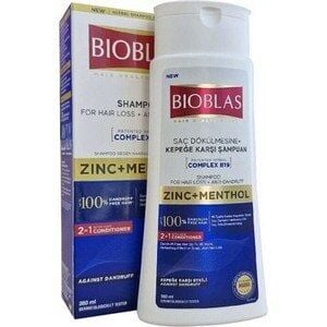 BİOBLAS BİTKİSEL ŞAMPUAN ÇİNKO&MENTOL 360 ML