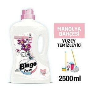 BİNGO FRESH YÜZEY TEMİZLEYİCİ 2,5 LT MANOLYA BAHÇESİ
