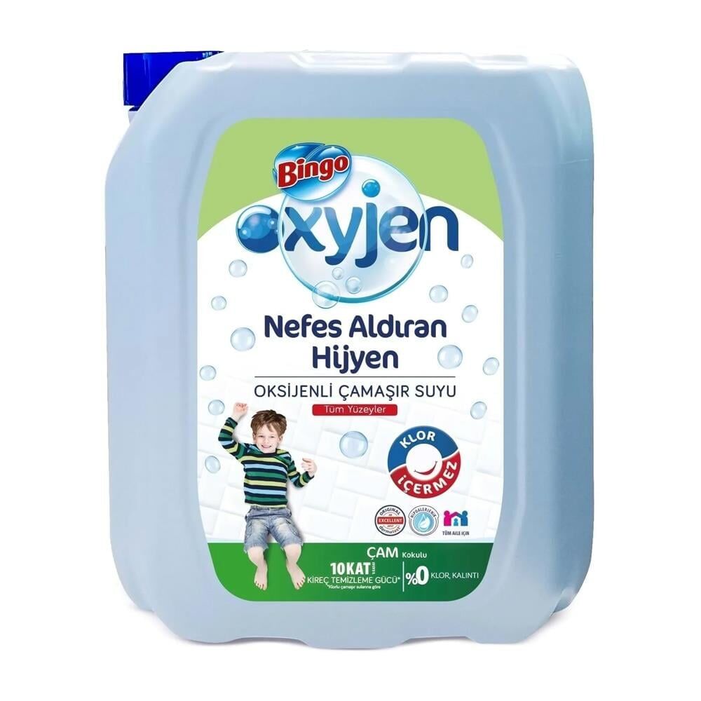 BİNGO OKSİJENLİ ÇAMAŞIR SUYU 4 LT ÇAM KOKULU
