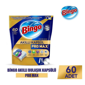 BİNGO AKILLI BULAŞIK KAPSÜLÜ PRO MAX 60 LI