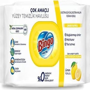 BİNGO YÜZEY HAVLUSU 96LI LİMON