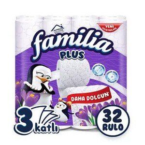 FAMİLİA PLUS SİHİRLİ ÇİÇEK TUVALET KAĞIDI 32Lİ