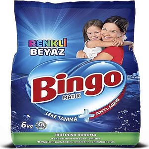 BİNGO MATİK KNSN 6 KG EKO RENKLİ BEYAZ