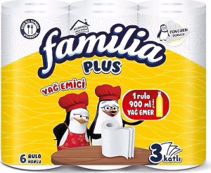 FAMİLİA PLUS YAĞ EMİCİ HAVLU 6LI