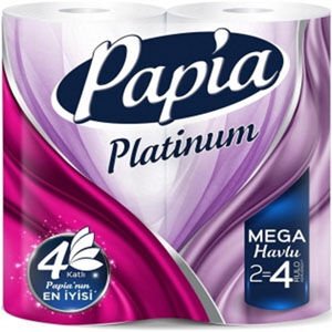 PAPİA PLATİNUM HAVLU 2Lİ