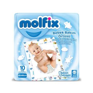 MOLFİX BEBEK B. ÖRTÜSÜ 60*60CM 10LU