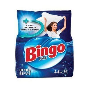 BİNGO MATİK KONSANTRE  1,5 KG  ULTRA BEYAZ
