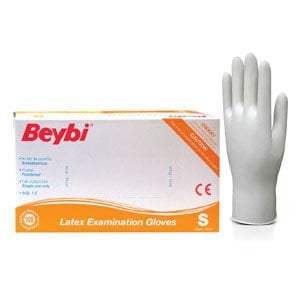 BEYBİ LATEKS MUAYENE ELDİVENİ PUDRALI (S)