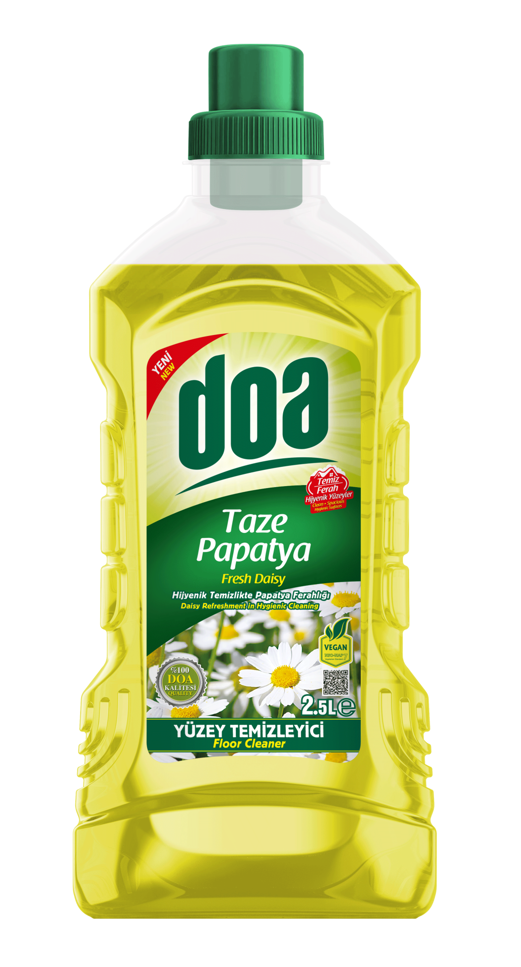DOA YÜZEY TEMİZLEYİCİ 2,5 LT PAPATYA