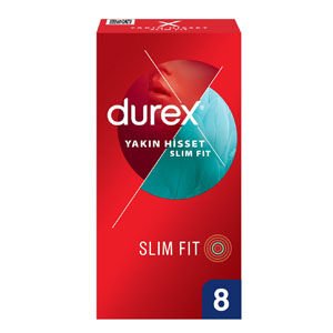 DUREX YAKIN HİSSET SLİMFİT 8Lİ