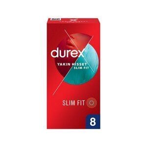 DUREX YAKIN HİSSET SLİMFİT 8Lİ