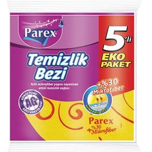 PAREX TEMİZLİK BEZİ (%30 FIBER) 5Lİ