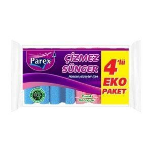 PAREX ÇİZMEZ SÜNGER OLUKLU 4LÜ