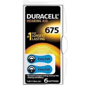 DURACELL 675 NO KULAKLIK PİLİ 6 LI