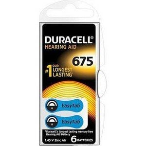 DURACELL 675 NO KULAKLIK PİLİ 6 LI