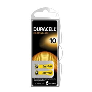 DURACELL 10 NO KULAKLIK PİLİ 6 LI
