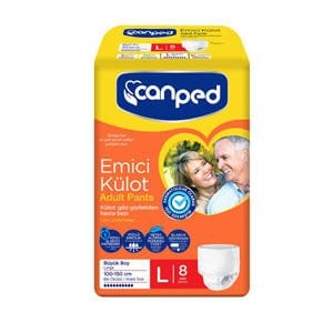 CANPED EMİCİ KÜLOT BÜYÜK 8 Lİ