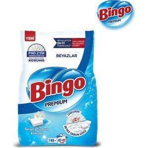 BİNGO MATİK TOZ DETERJAN KONSANTRE 7 KG PREMİUM BEYAZLAR İÇİN