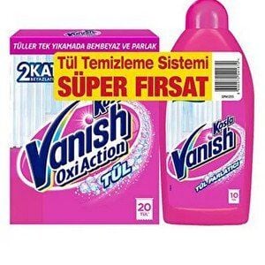 VANİSH KOSLA TÜL BEYAZLATICI 450 GR + TÜL PARLATICI 450 GR SET