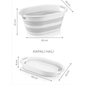 38 LT KATLANABİLİR ÇAMAŞIR SEPETİ