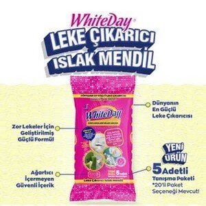 WHİTEDAY LEKE ÇIKARICI MENDİL 20 Lİ