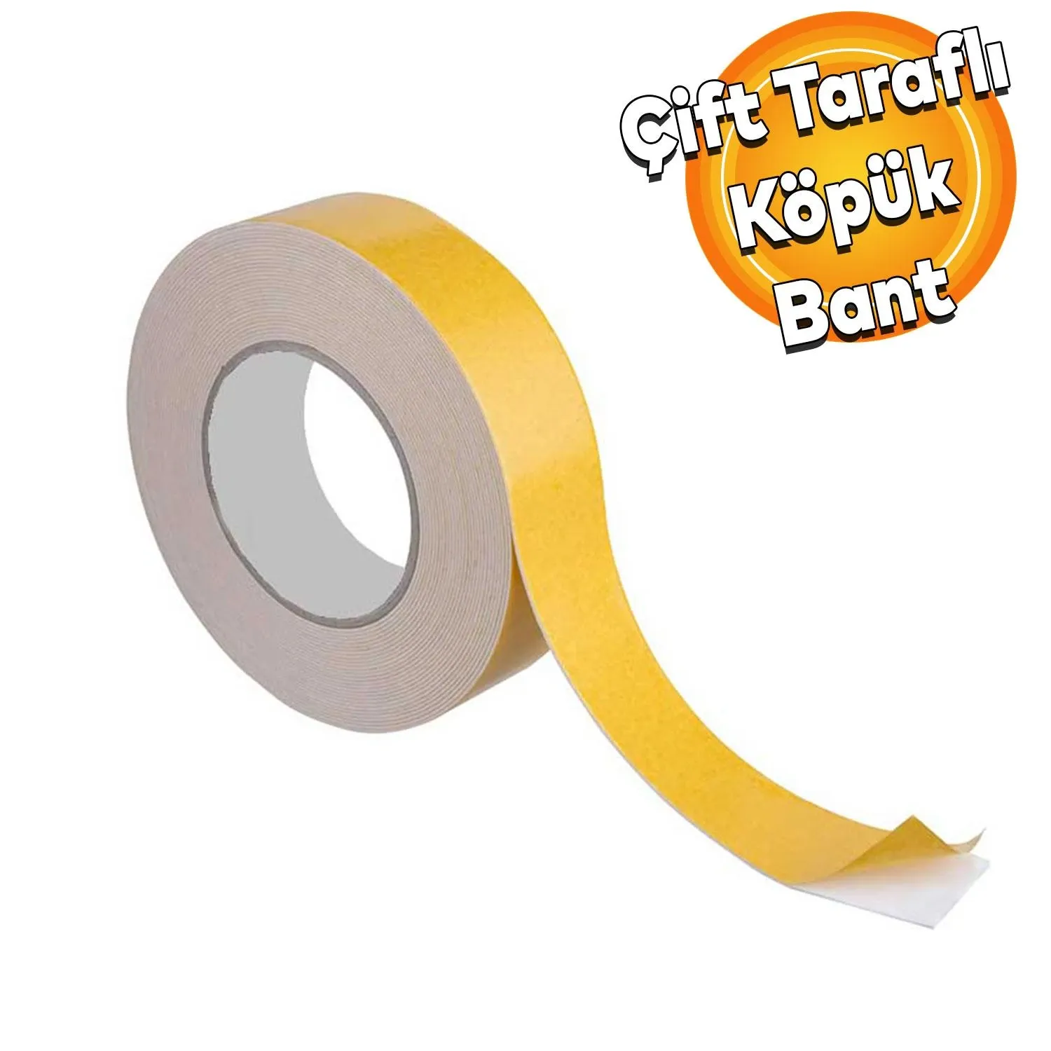 ÇİFT TARAFLI KÖPÜK BANT 5 METRE