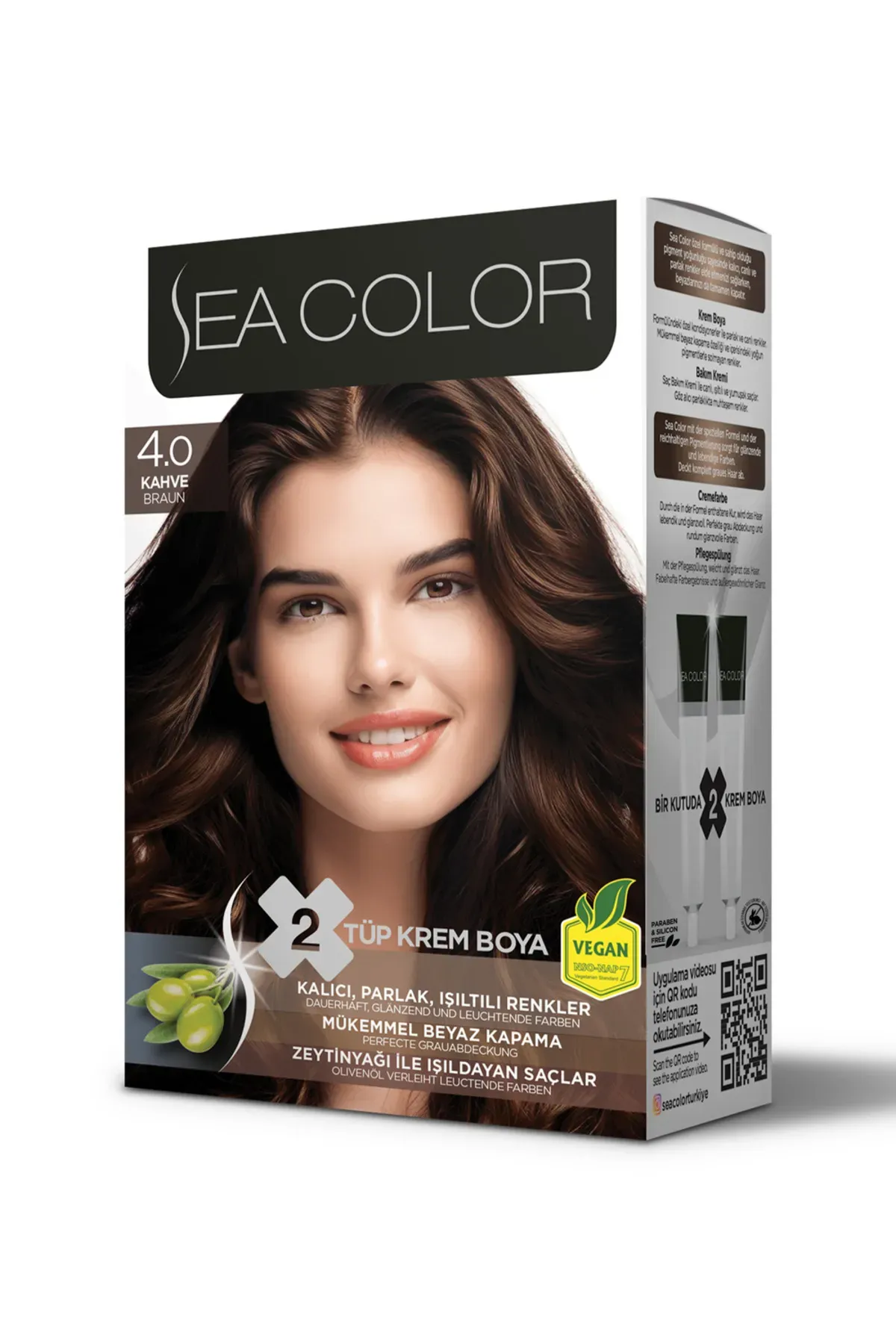 SEA COLOR SAÇ BOYASI 4.0 KAHVE