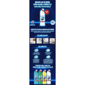 DOMESTOS YOĞUN KIVAMLI ÇAMAŞIR SUYU 750 ML KAR BEYAZI