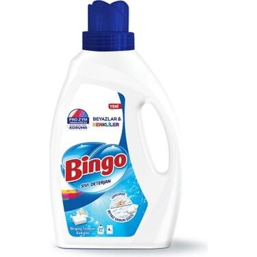 BİNGO SIVI DETERJAN 1755 ML RENKLİ&BEYAZ  BEYAZ SABUN