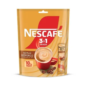 NESCAFE 3+1 10 LU SÜTLÜ KÖPÜKLÜ
