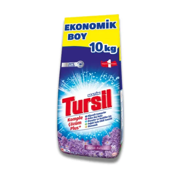 TURSİL MATİK ÇAMAŞIR DETERJANI 10 KG LEYLAK