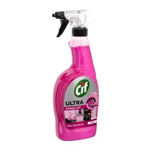 CİF ULTRA ANINDA ETKİ YAĞ & KİR SÖKÜCÜ SAKURA PEMBE 750 ML